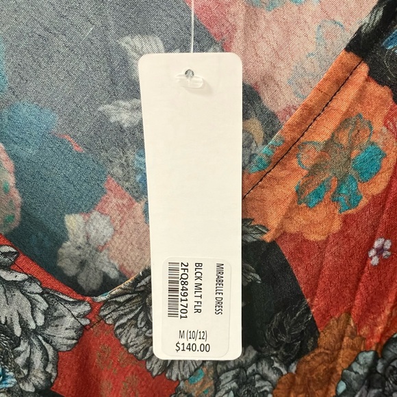 Soft Surroundings Floral Patchwork colorful maxi Dress fall size medium - Picture 6 of 7